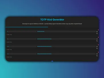 TOTP Kód Generátor