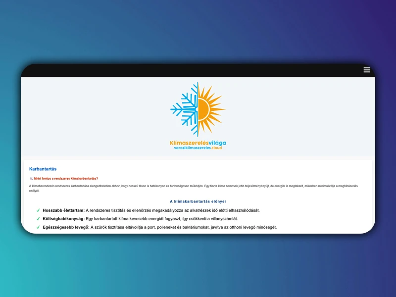 Városi klímaszerelés