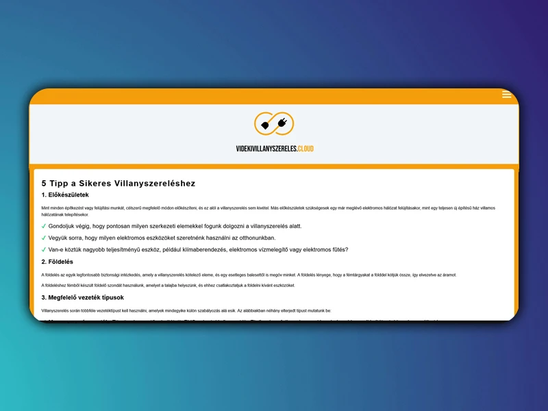 Városi villanyszerelés